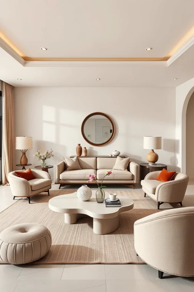 54 Neutral Living Room Decorating Ideas Inspiration