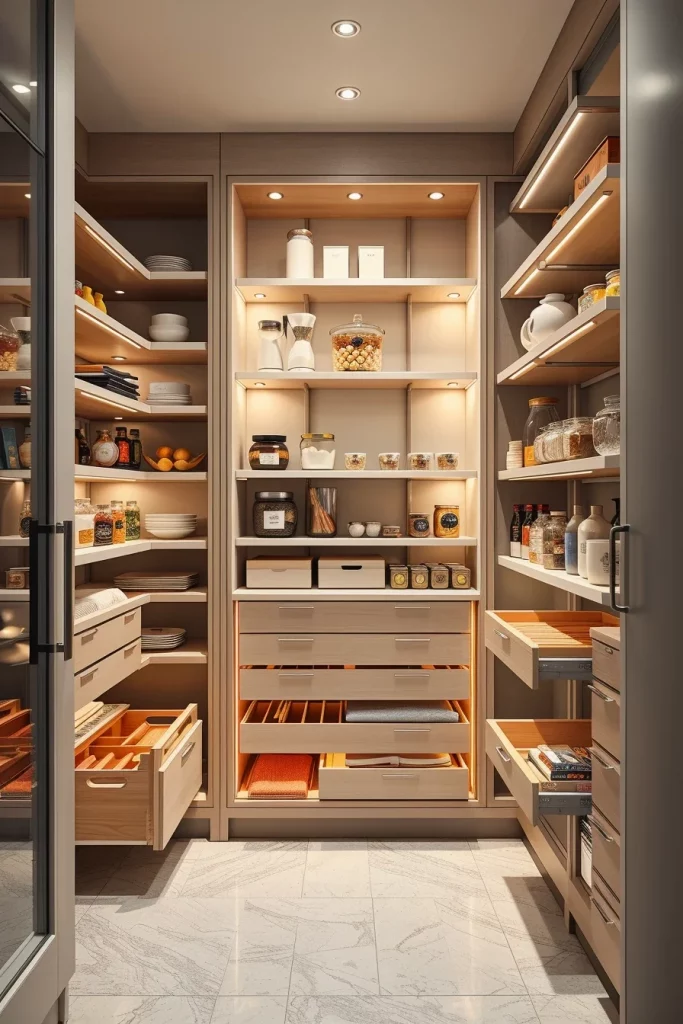 58 Modern Small Pantry Design Ideas To Maximize Style And Storage