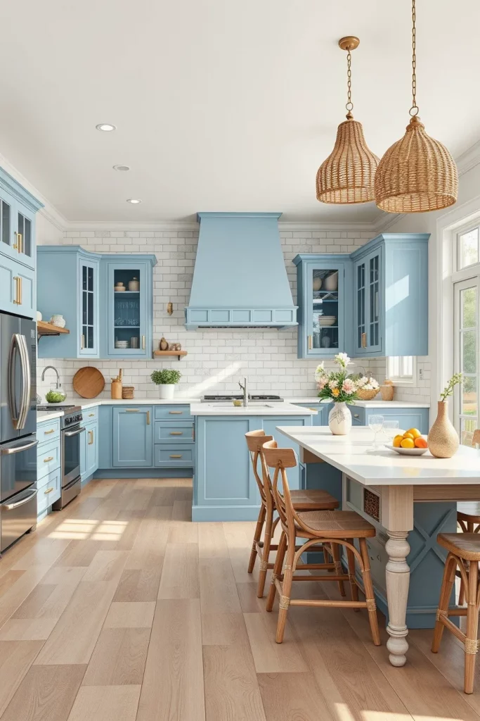 55 Blue Kitchen Cabinet Color Ideas for a Beautiful and Stylish Kitchen