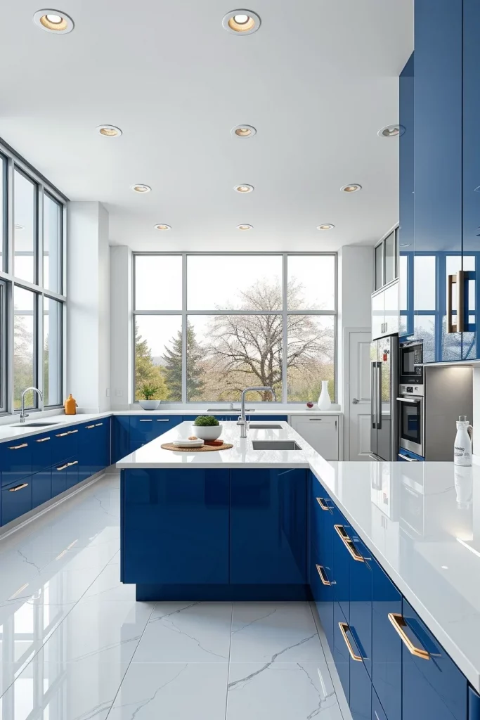 54 Blue White Kitchen Layout Inspiration Ideas For A Stylish And Timeless Home
