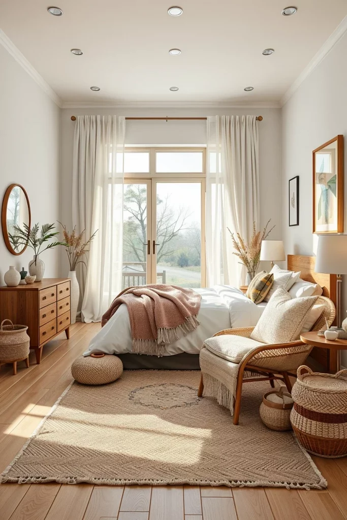 54 White And Wood Tone Bedroom Ideas For A Warm And Modern Retreat