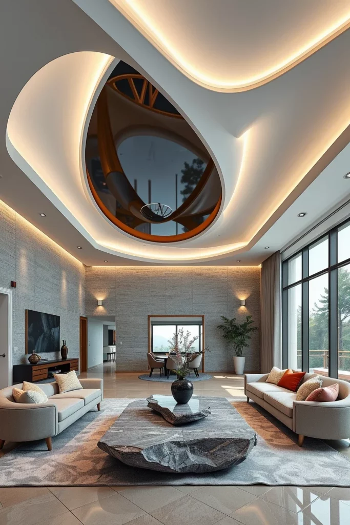 60 Sculptural And Artistic Modern Living Room Ideas For A Gallery-Inspired Home