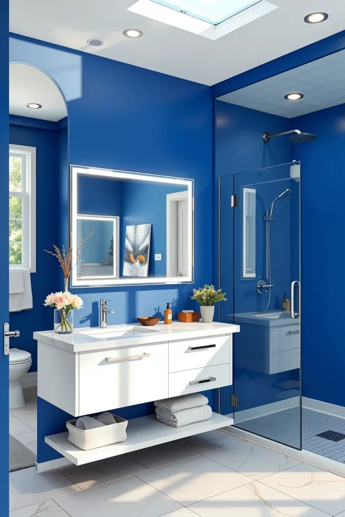 59 Blue And White Bathroom Decor Ideas For A Stylish And Timeless Space