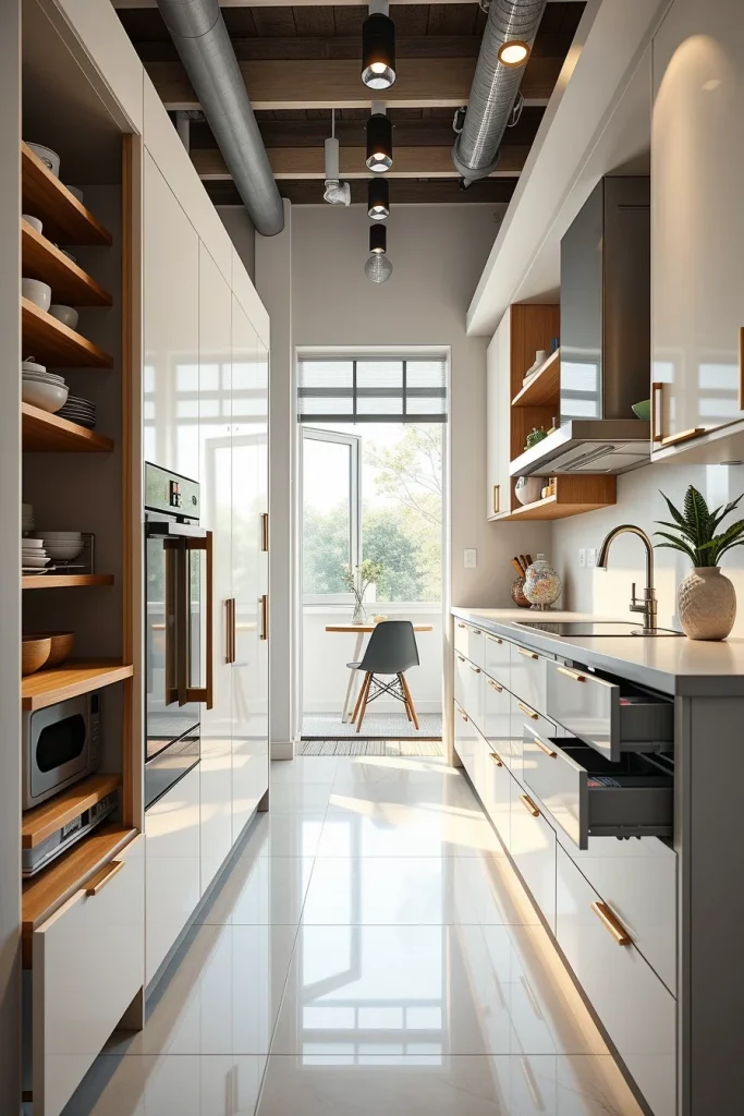 58 Small Galley Kitchen Decorating Inspiration Ideas To Transform Your Compact Space