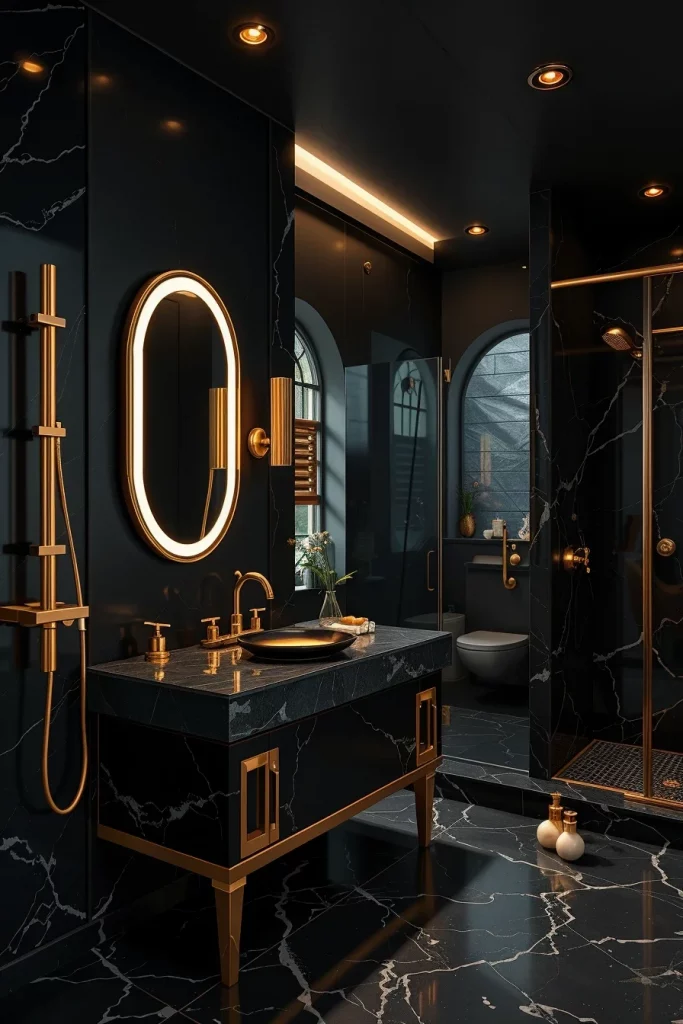 60 Luxury Black Bathroom Styling Ideas For A Sophisticated And Elegant Space