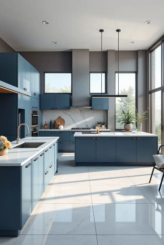 55 Blue Kitchen Cabinet Color Ideas for a Beautiful and Stylish Kitchen