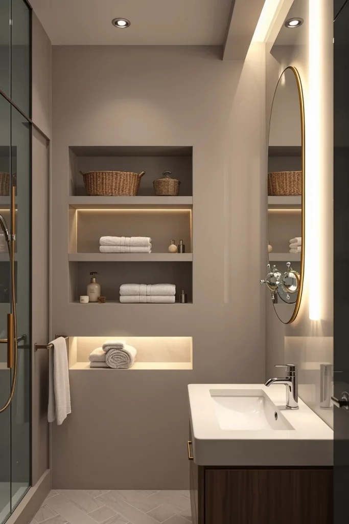 51 Space-Saving Bathroom Ideas To Maximize Style And Storage