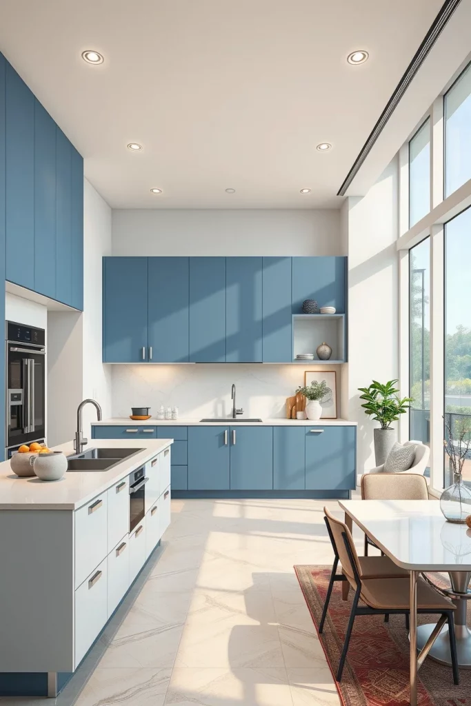 54 Blue White Kitchen Layout Inspiration Ideas For A Stylish And Timeless Home