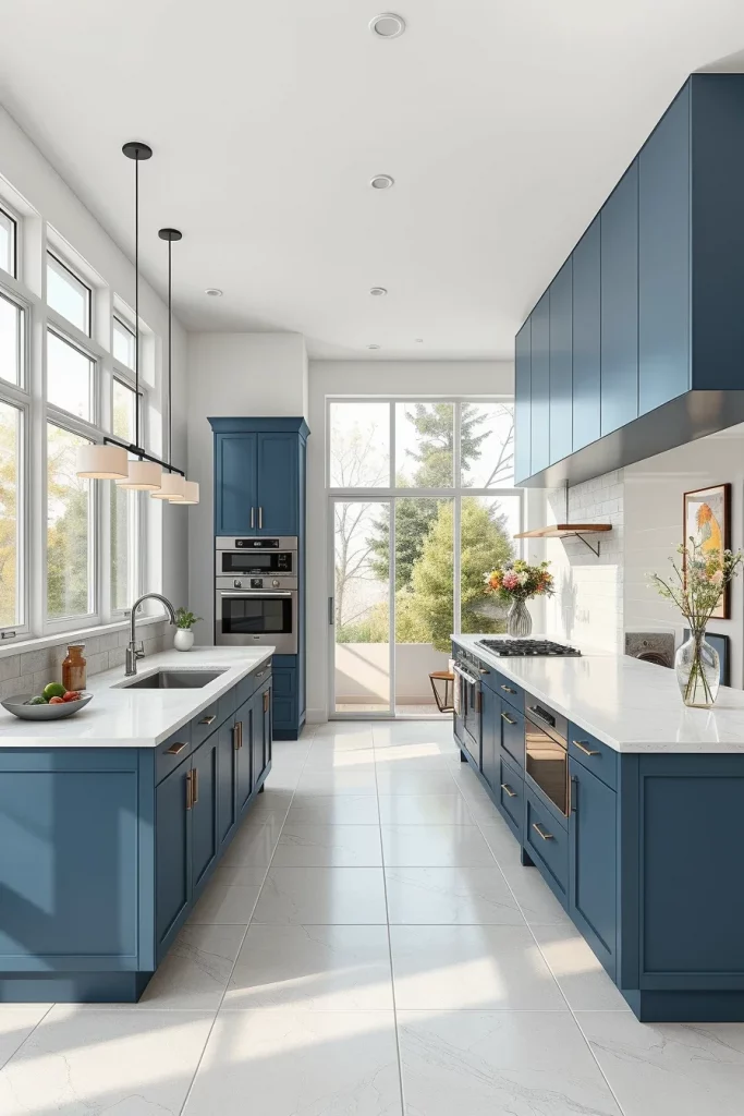 55 Blue Kitchen Cabinet Color Ideas for a Beautiful and Stylish Kitchen