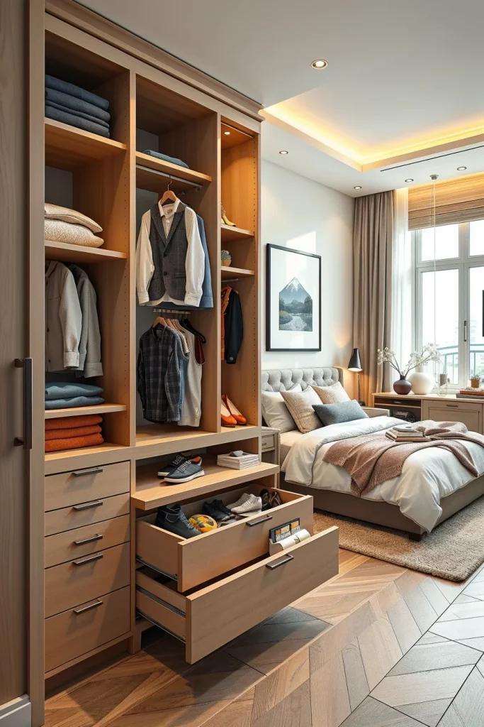 57 Small Bedroom Closet Organization Solutions To Maximize Every Inch Of Space