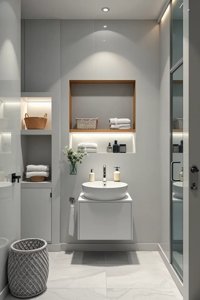 51 Space-Saving Bathroom Ideas To Maximize Style And Storage