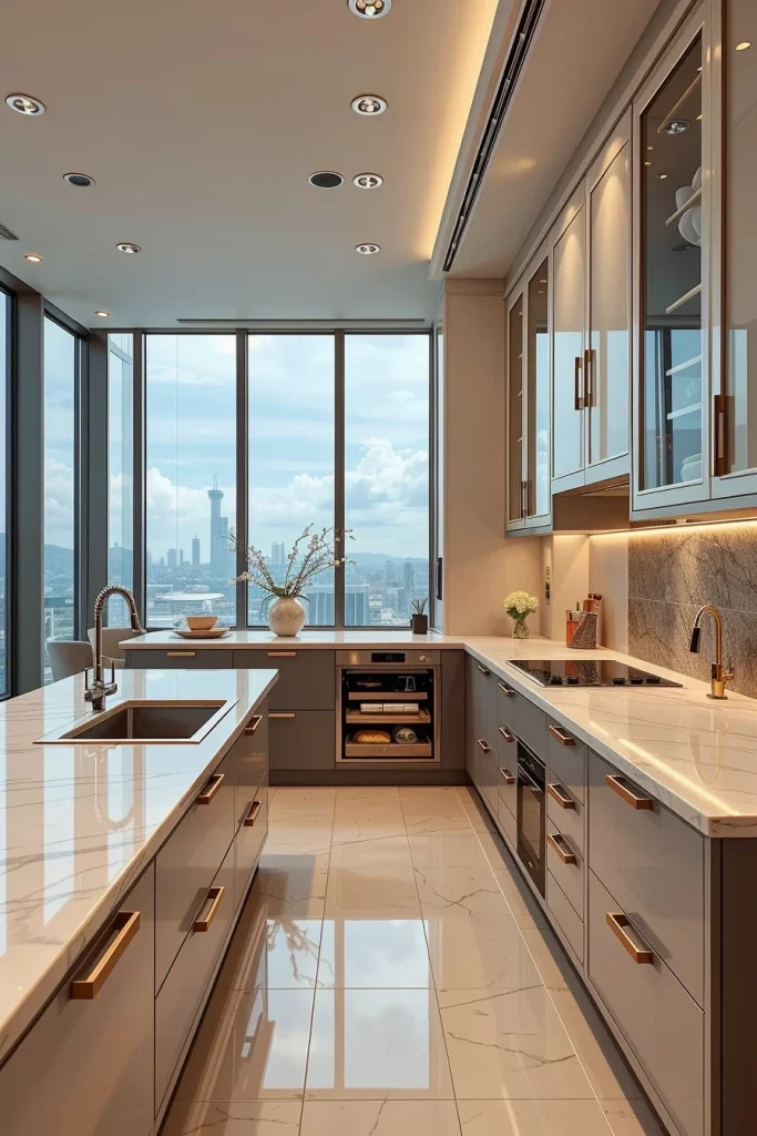 55 Luxury Penthouse Kitchen Ideas For A Sophisticated Modern Home