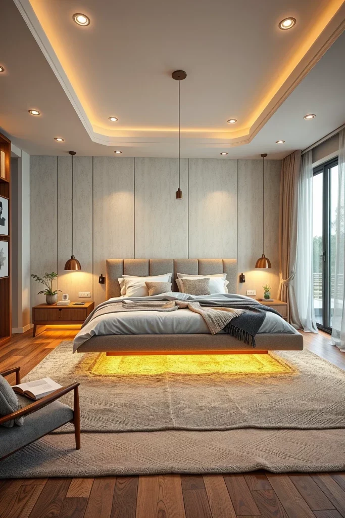 54 Floating Bed Bedroom Ideas For A Modern And Stylish Retreat