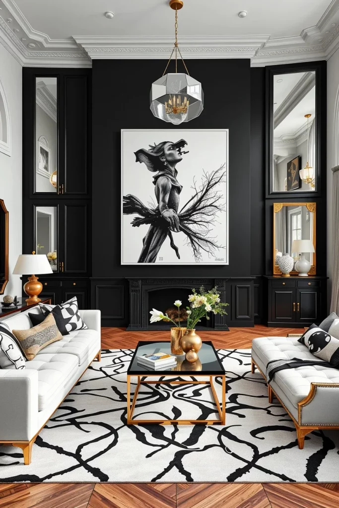 58 Black And White Living Room Ideas To Create A Timeless And Stylish Space