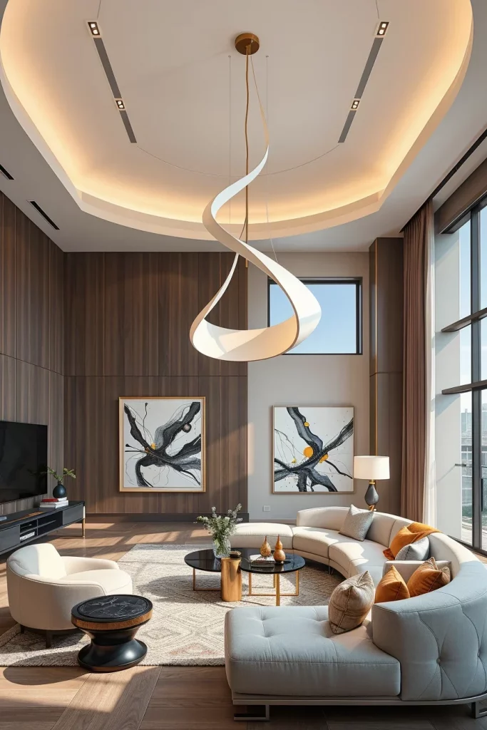 60 Sculptural And Artistic Modern Living Room Ideas For A Gallery-Inspired Home