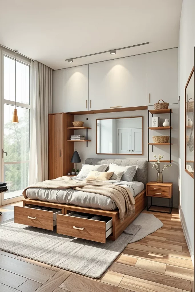 60 Small Bedroom Organization Storage Solutions Ideas To Maximize Space And Style