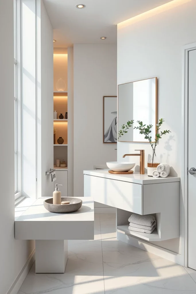 40 Modern Bathroom Countertop Styling Ideas