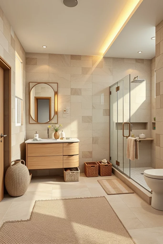 45 Warm Neutral Bathroom Design Inspiration Ideas For A Cozy And Timeless Space