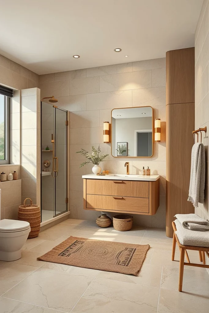 45 Warm Neutral Bathroom Design Inspiration Ideas For A Cozy And Timeless Space