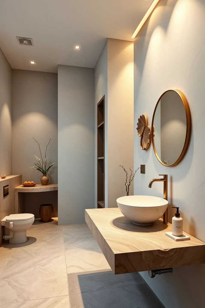 49 Minimalist Bathroom Decor With Texture Ideas For A Stylish Modern Space