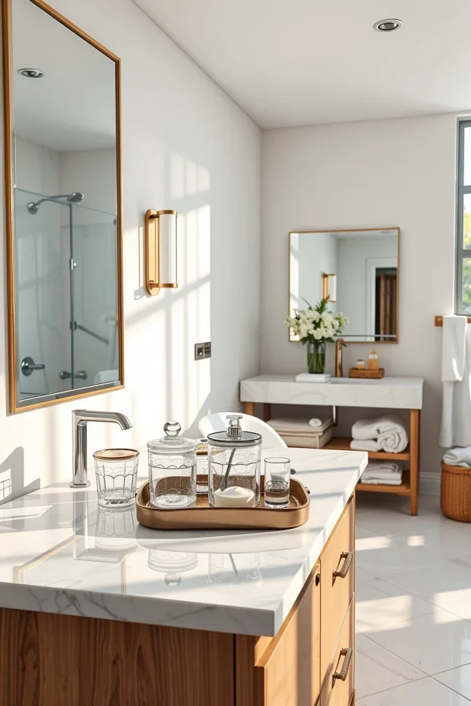 40 Modern Bathroom Countertop Styling Ideas