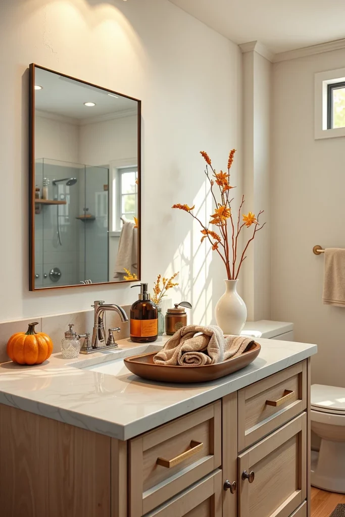 54 Cozy Fall Bathroom Decor Ideas For A Warm And Inviting Autumn Retreat