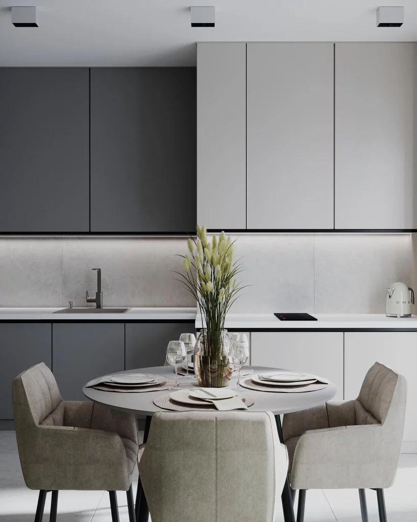 45 White And Gray Kitchen to Try This Season