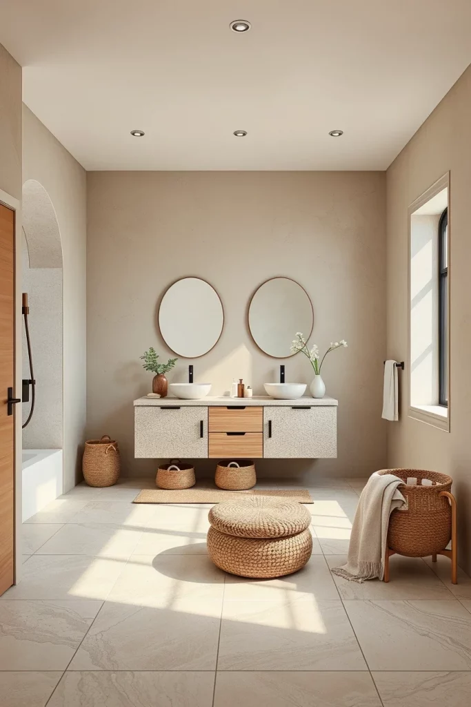 49 Minimalist Bathroom Decor With Texture Ideas For A Stylish Modern Space