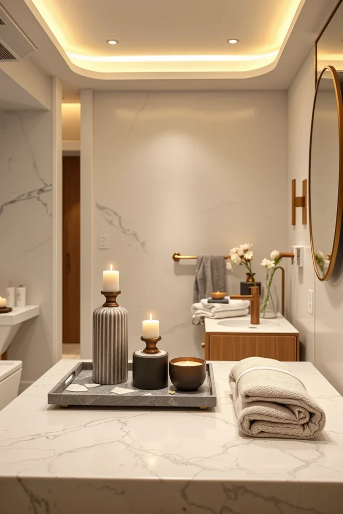 40 Modern Bathroom Countertop Styling Ideas