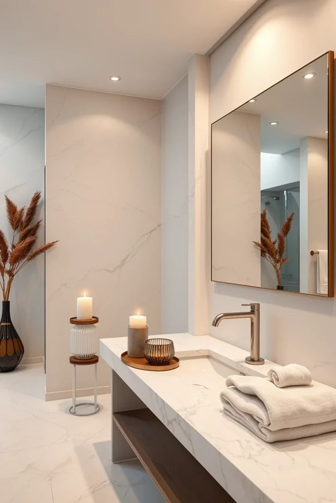 40 Modern Bathroom Countertop Styling Ideas