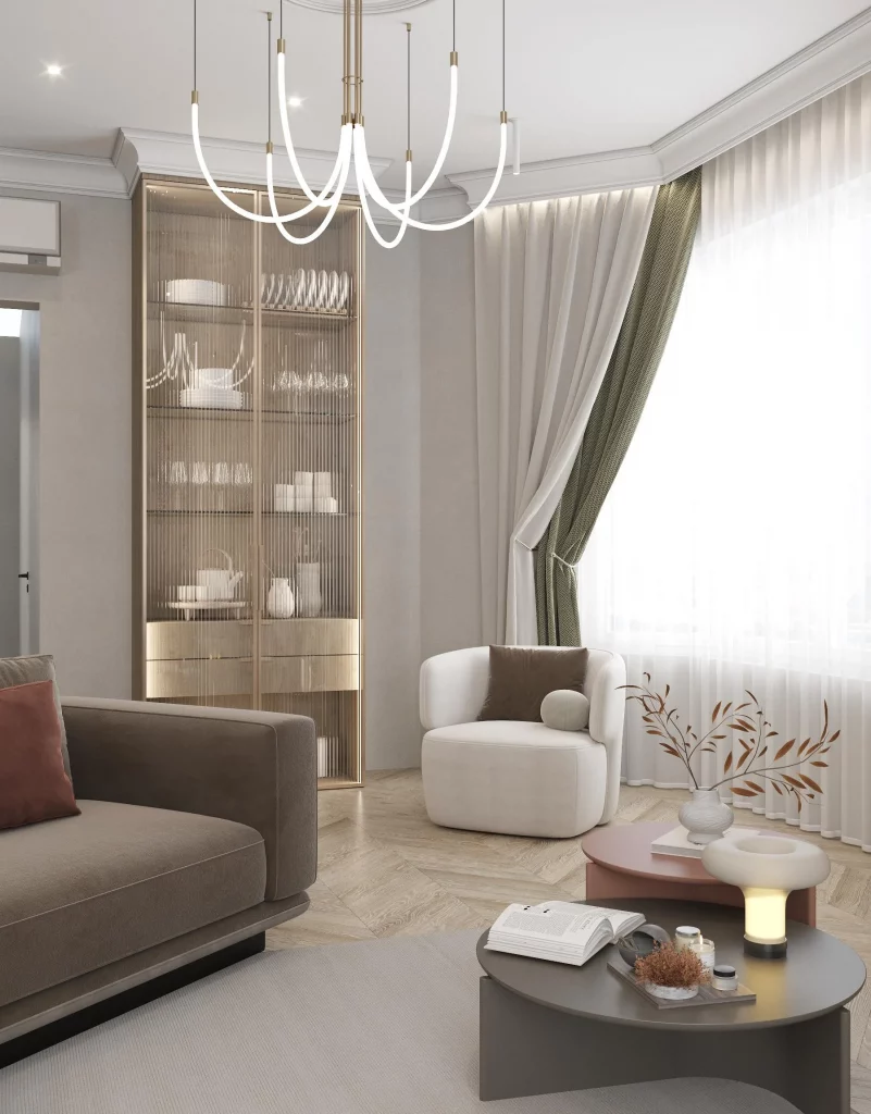 43 Curved Furniture Living Room Ideas for a Cozy Fall Interior