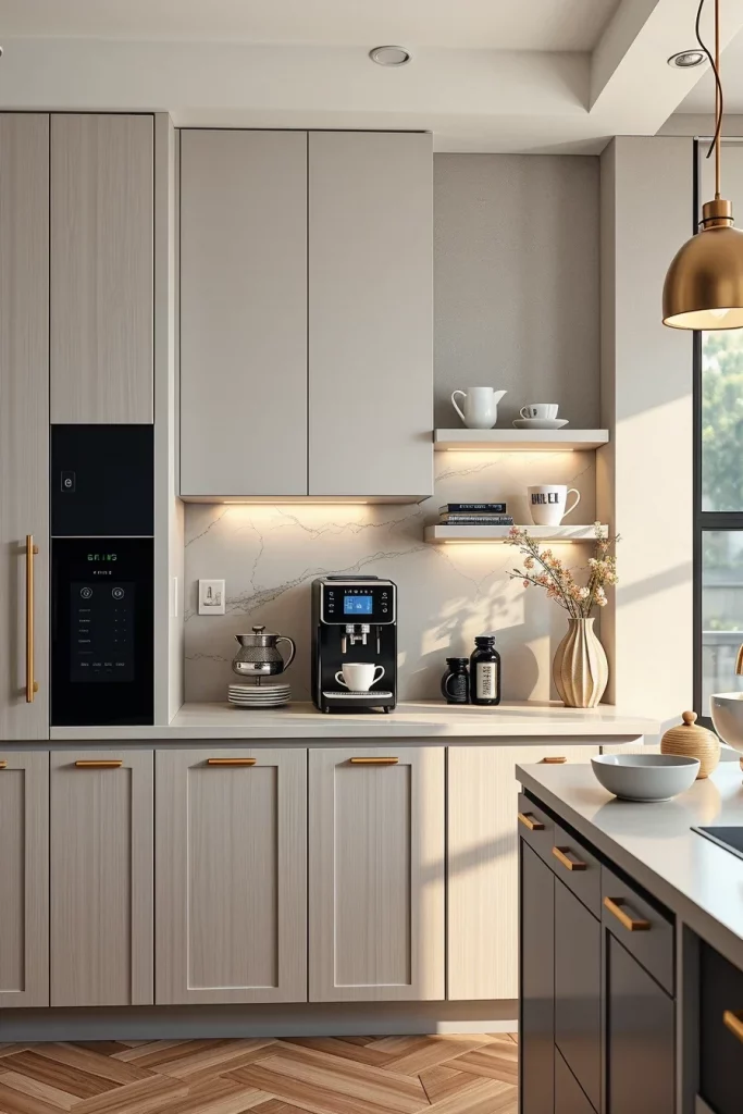 45 Kitchen Coffee Bar Styling Ideas To Create A Beautiful And Functional Coffee Station