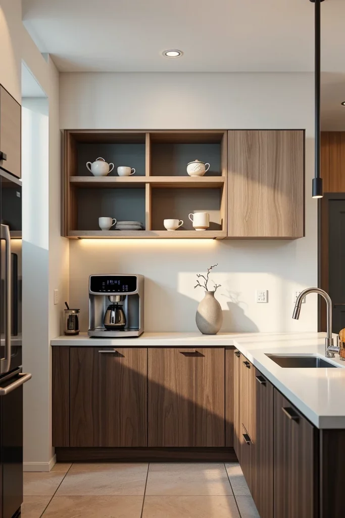 45 Kitchen Coffee Bar Styling Ideas To Create A Beautiful And Functional Coffee Station