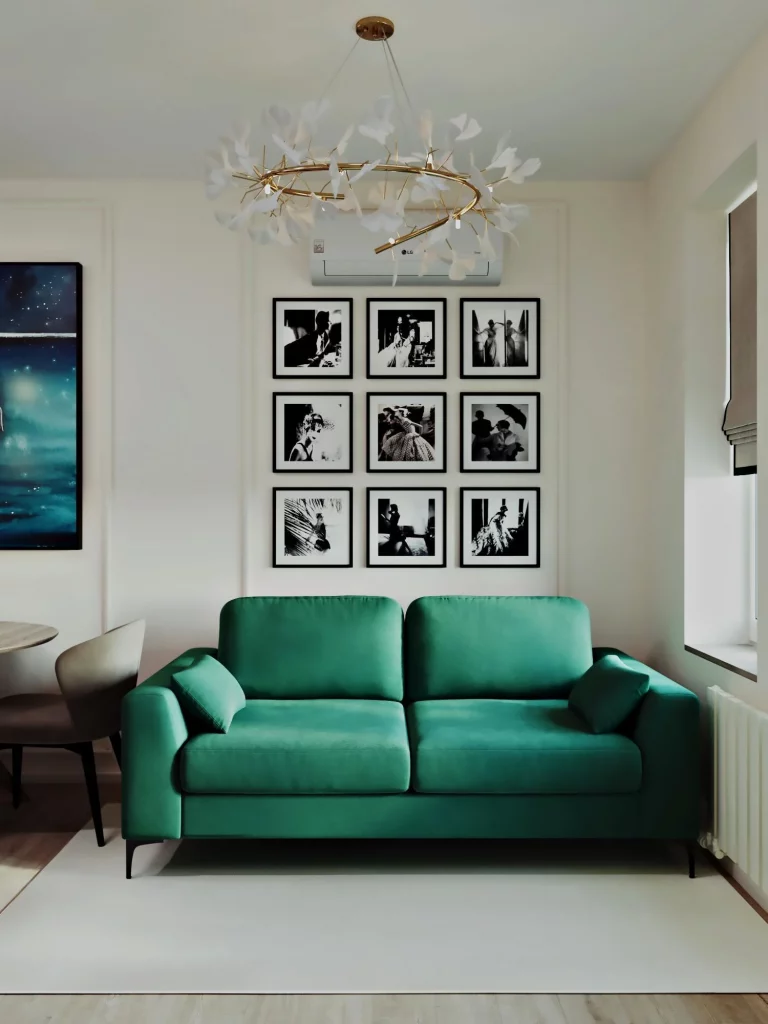 48 Jade Green Living Room for a Cozy Fall Interior