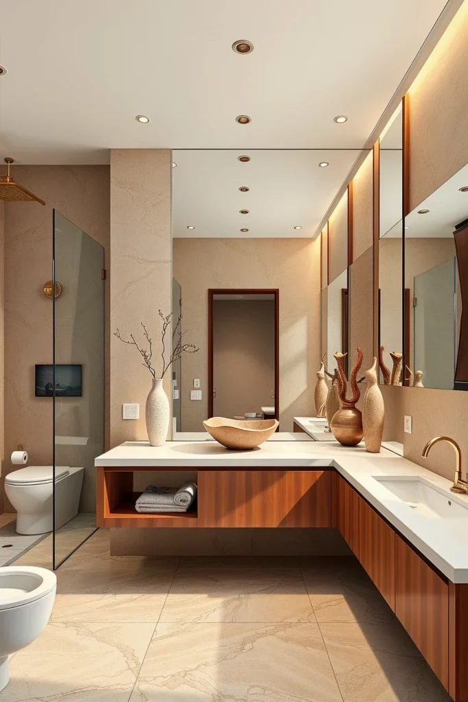 40 Modern Bathroom Countertop Styling Ideas