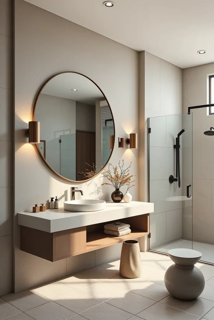49 Minimalist Bathroom Decor With Texture Ideas For A Stylish Modern Space
