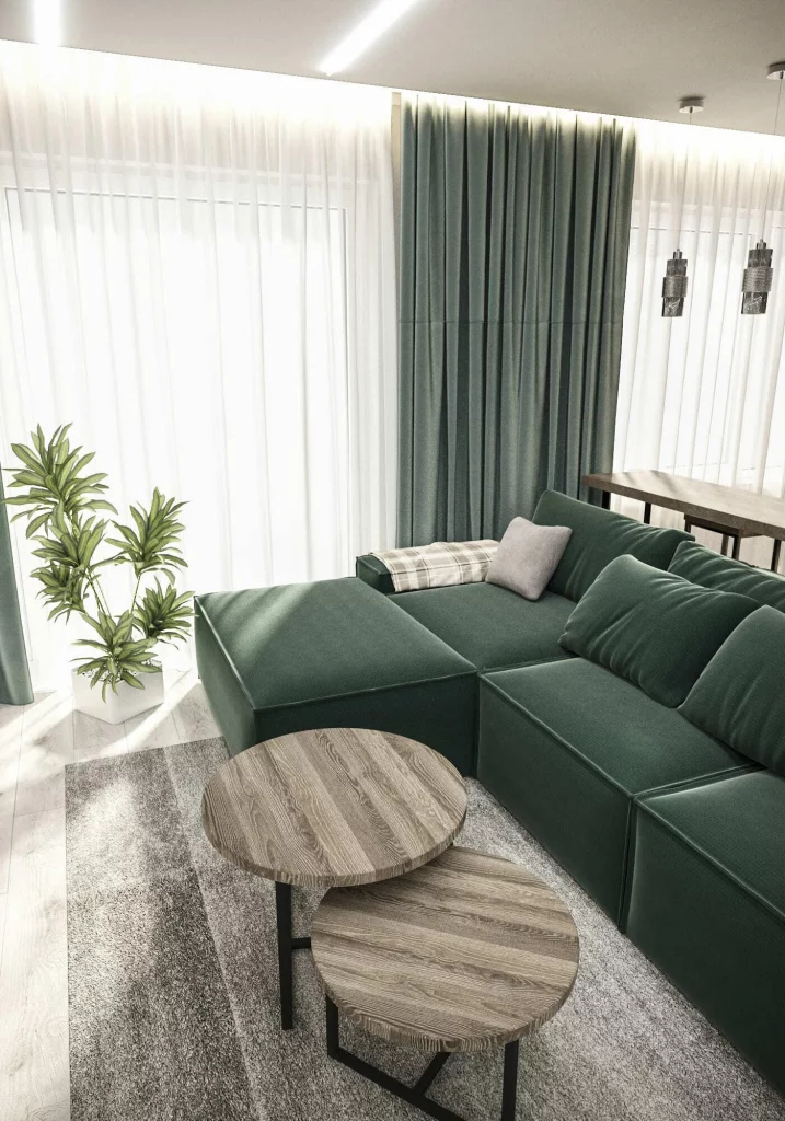 48 Jade Green Living Room for a Cozy Fall Interior