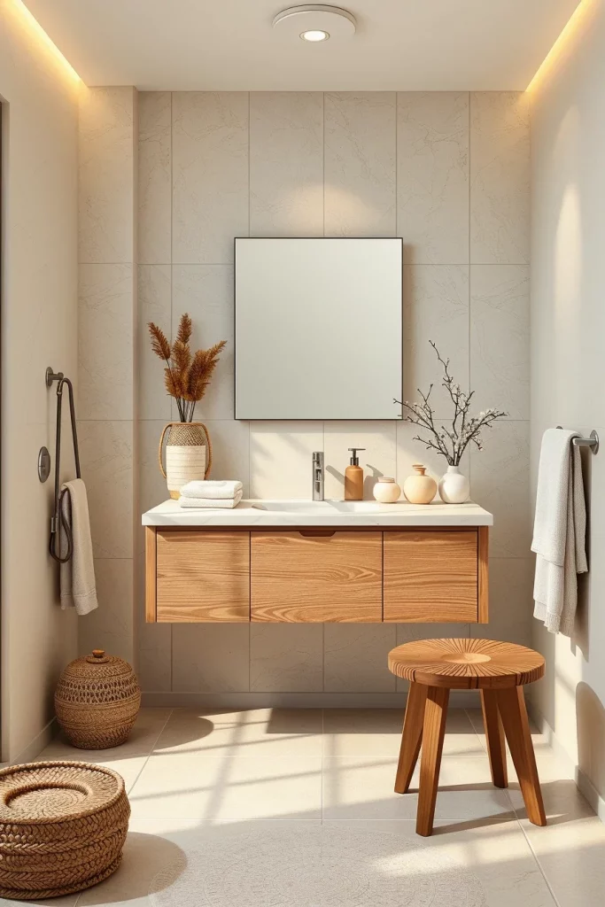 45 Warm Neutral Bathroom Design Inspiration Ideas For A Cozy And Timeless Space