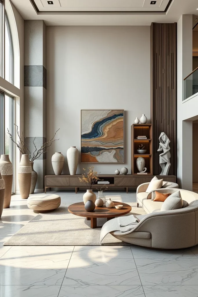 56 Sculptural Living Room Ideas For A Modern And Artistic Home