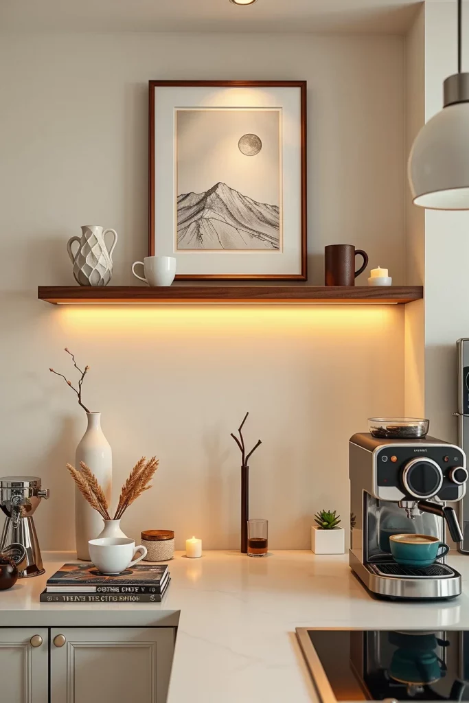 45 Kitchen Coffee Bar Styling Ideas To Create A Beautiful And Functional Coffee Station