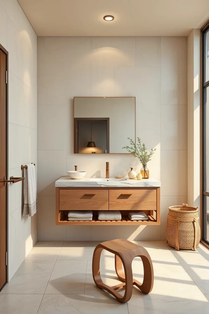 45 Warm Neutral Bathroom Design Inspiration Ideas For A Cozy And Timeless Space