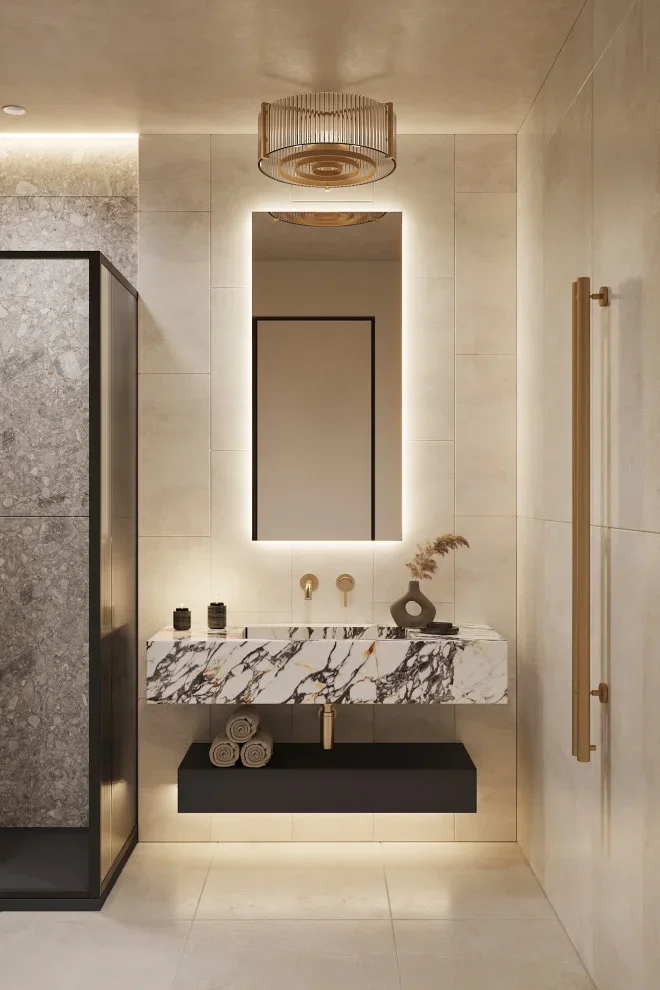 45 Art Deco Bathroom Ideas For A Moody Fall