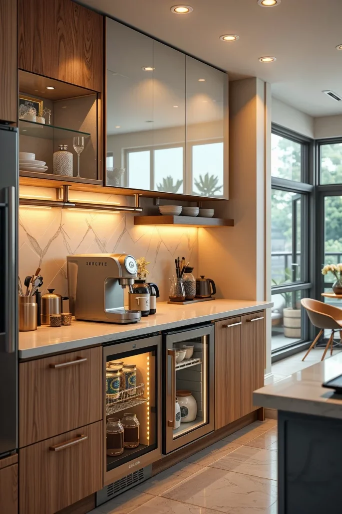45 Kitchen Coffee Bar Styling Ideas To Create A Beautiful And Functional Coffee Station