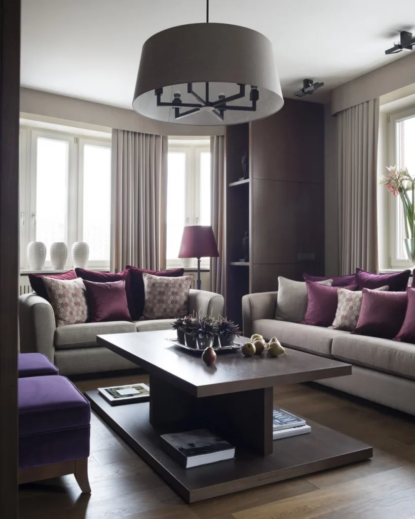 44 Plum Living Room Ideas to Try This Season for a Stylish Home