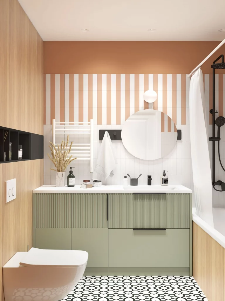 43 Olive Green Bathroom Ideas to Fall 2026 Season