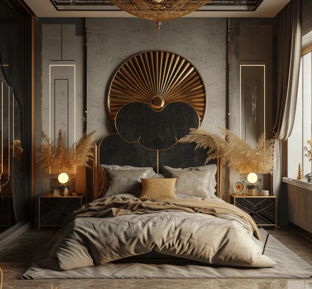 50 Modern Art Deco Bedroom Ideas For Fall