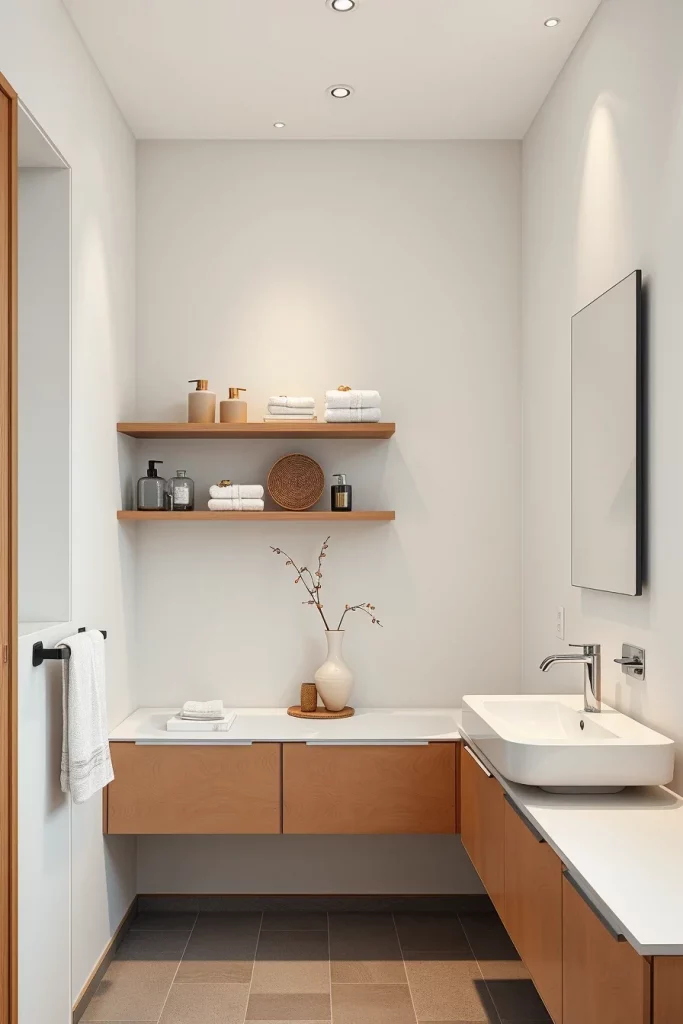 56 Bathroom Shelf Organization And Styling Ideas For A Beautiful And Organized Space
