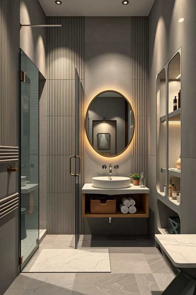 49 Minimalist Bathroom Decor With Texture Ideas For A Stylish Modern Space