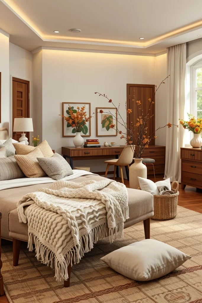 55 Cozy Fall Bedroom Decorating Ideas Inspiration For A Warm And Inviting Autumn Retreat