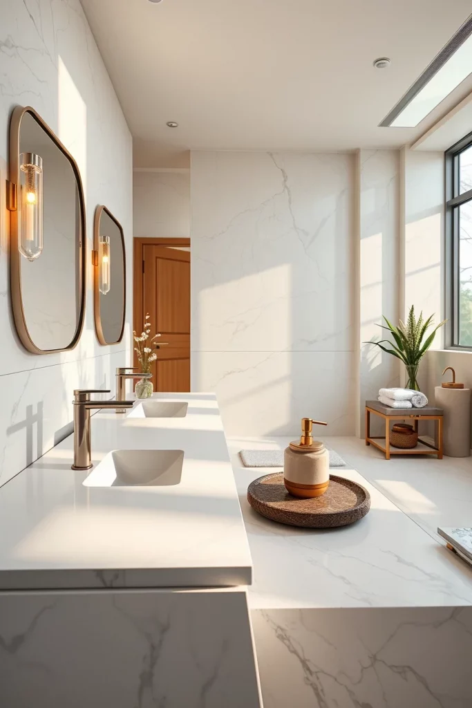 40 Modern Bathroom Countertop Styling Ideas